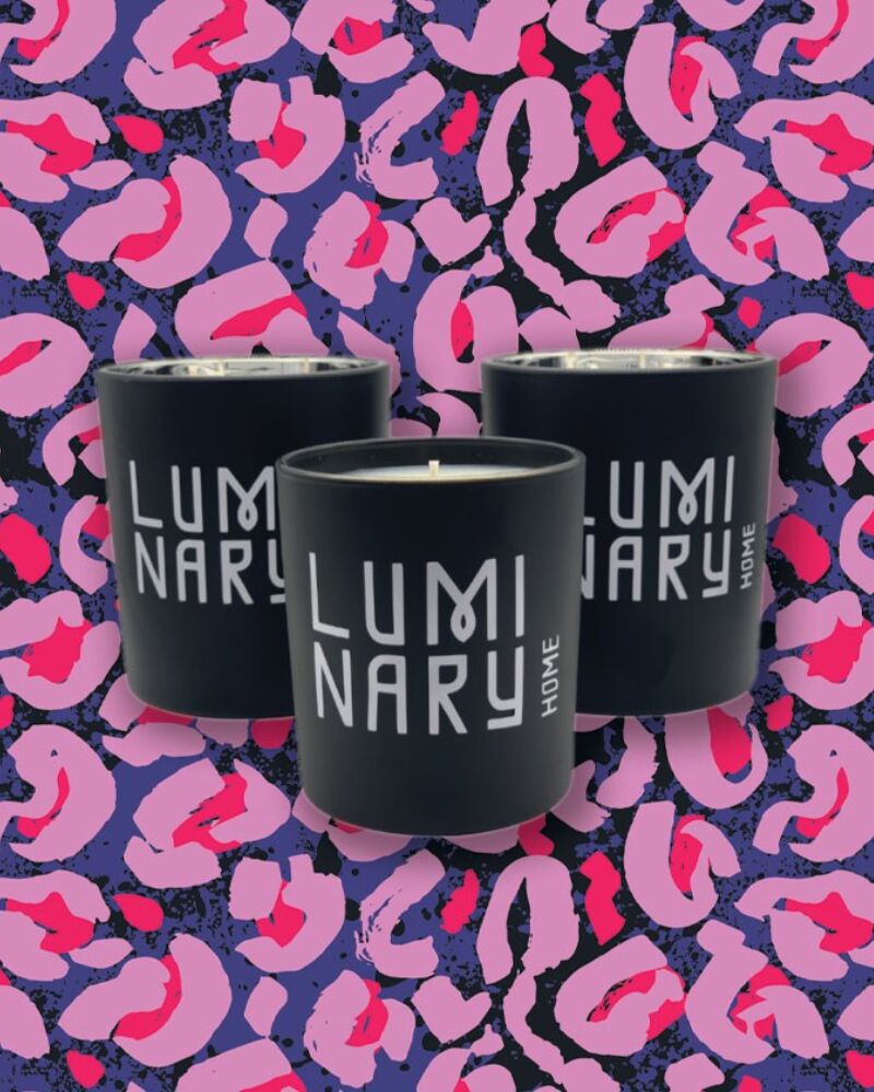 Luminary home pattern candles