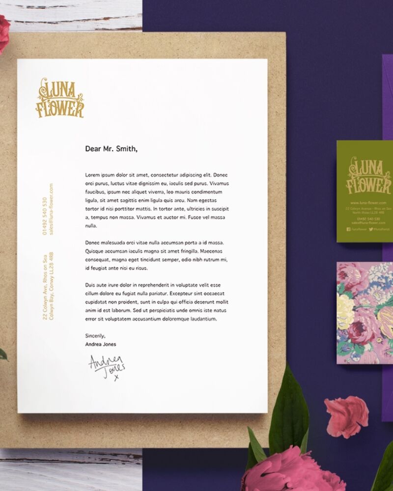Lunaflower stationery