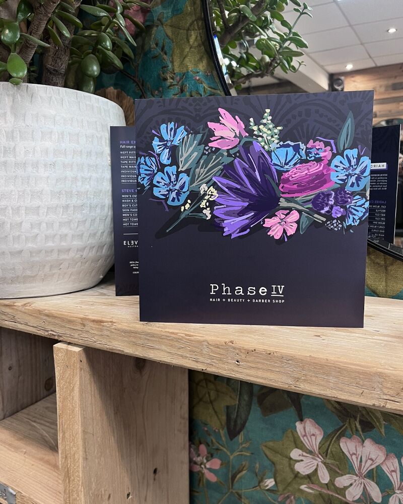 Phase IV portrait pattern wall